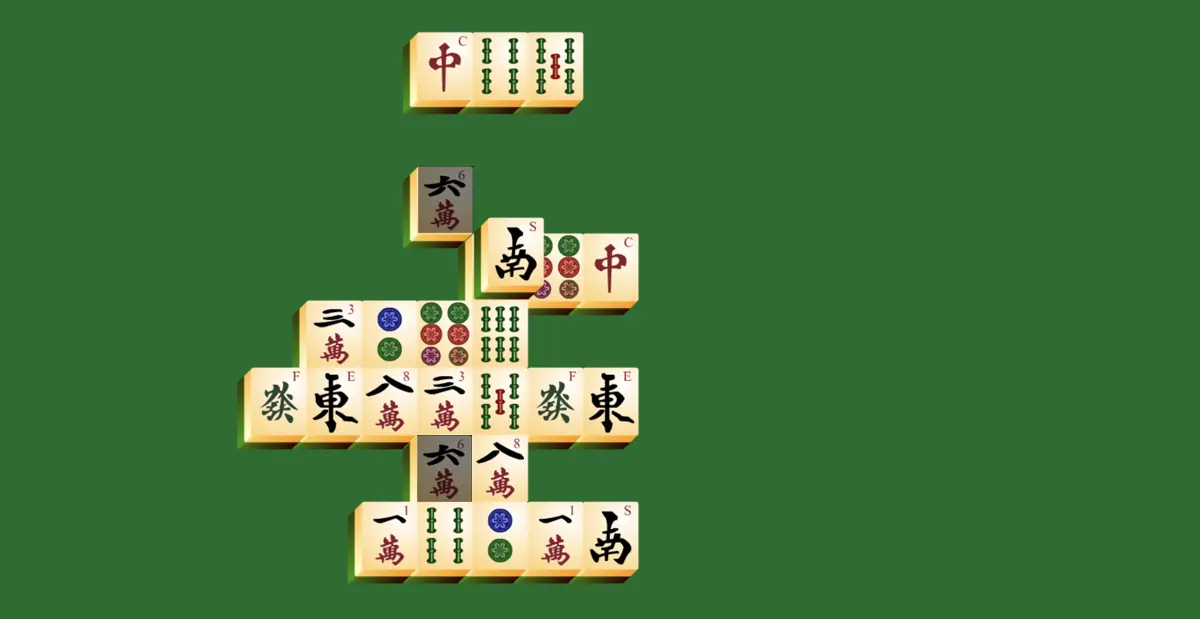 Keep removing tiles in mahjong