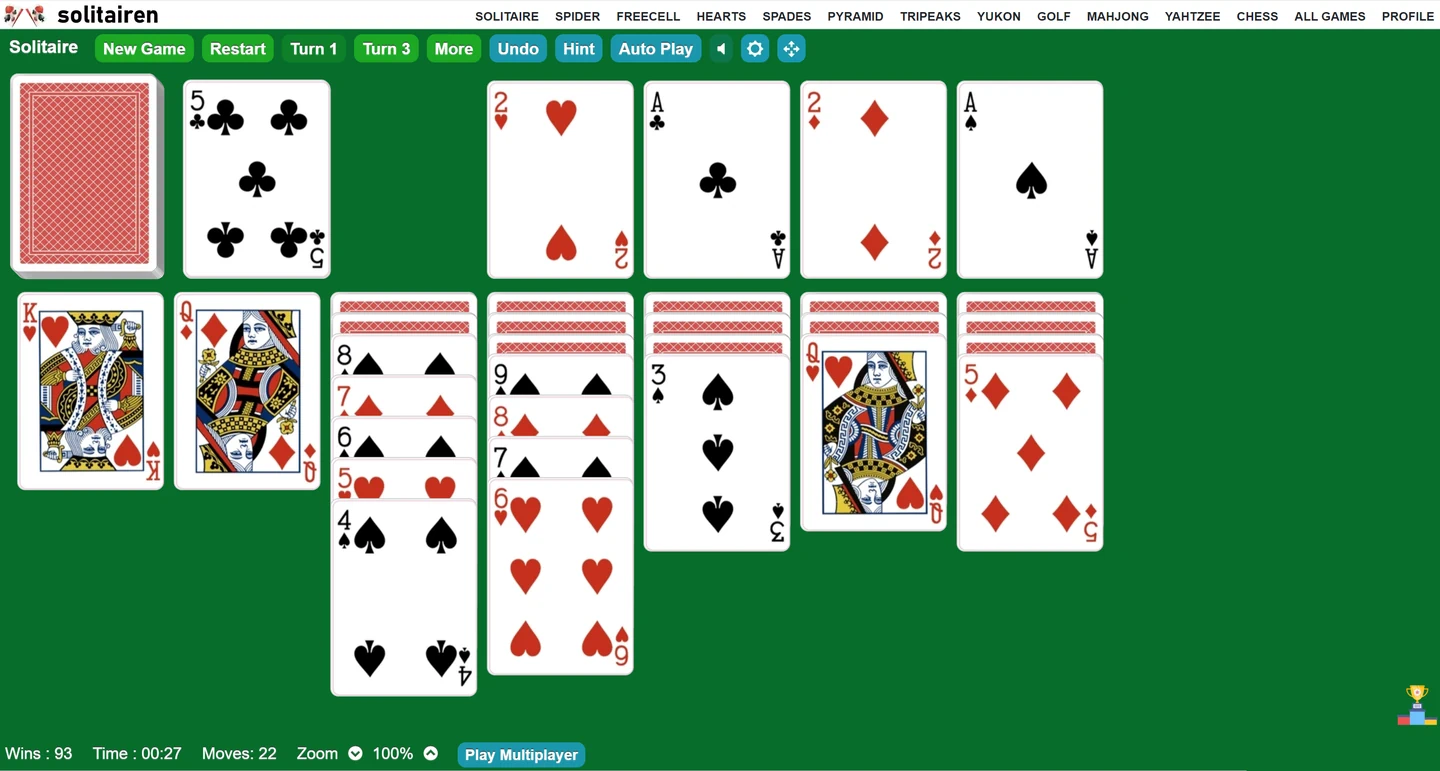 Solitaire Online: How to Kill Time and Boost Your Brainpower