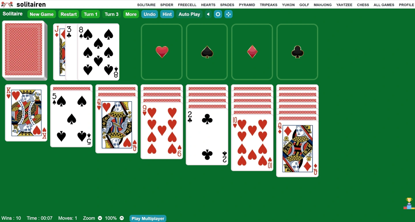 Why Solitaire Turn 3 is the Perfect Game to Challenge your Mind