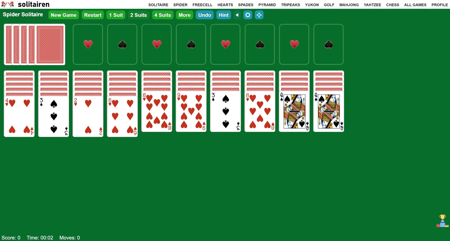 Unleashing the Fun: How to Play Spider Solitaire 2 Suit Card Game