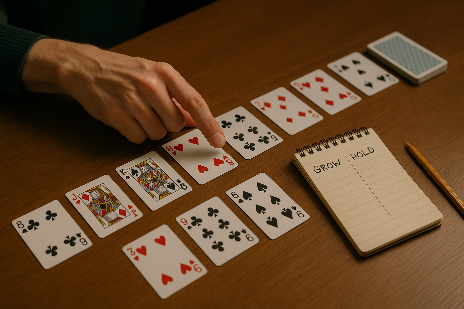 Accordion Endgame Edges: Pattern Reading & Probability
