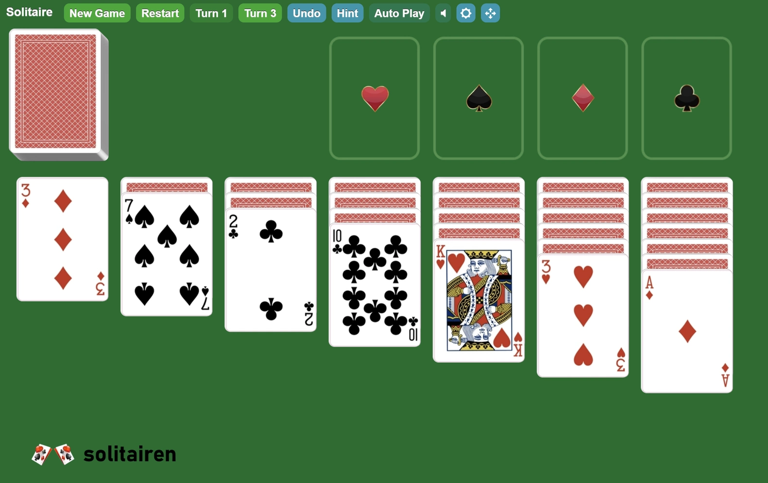 Solitaire Free Online: The Timeless Classic - solitairen.com