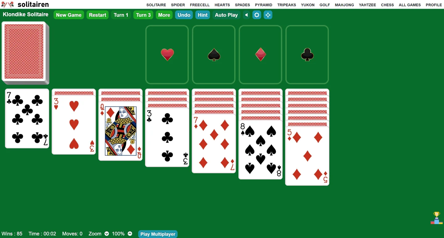 From Beginner to Pro: Elevate Your Klondike Solitaire Turn One Game