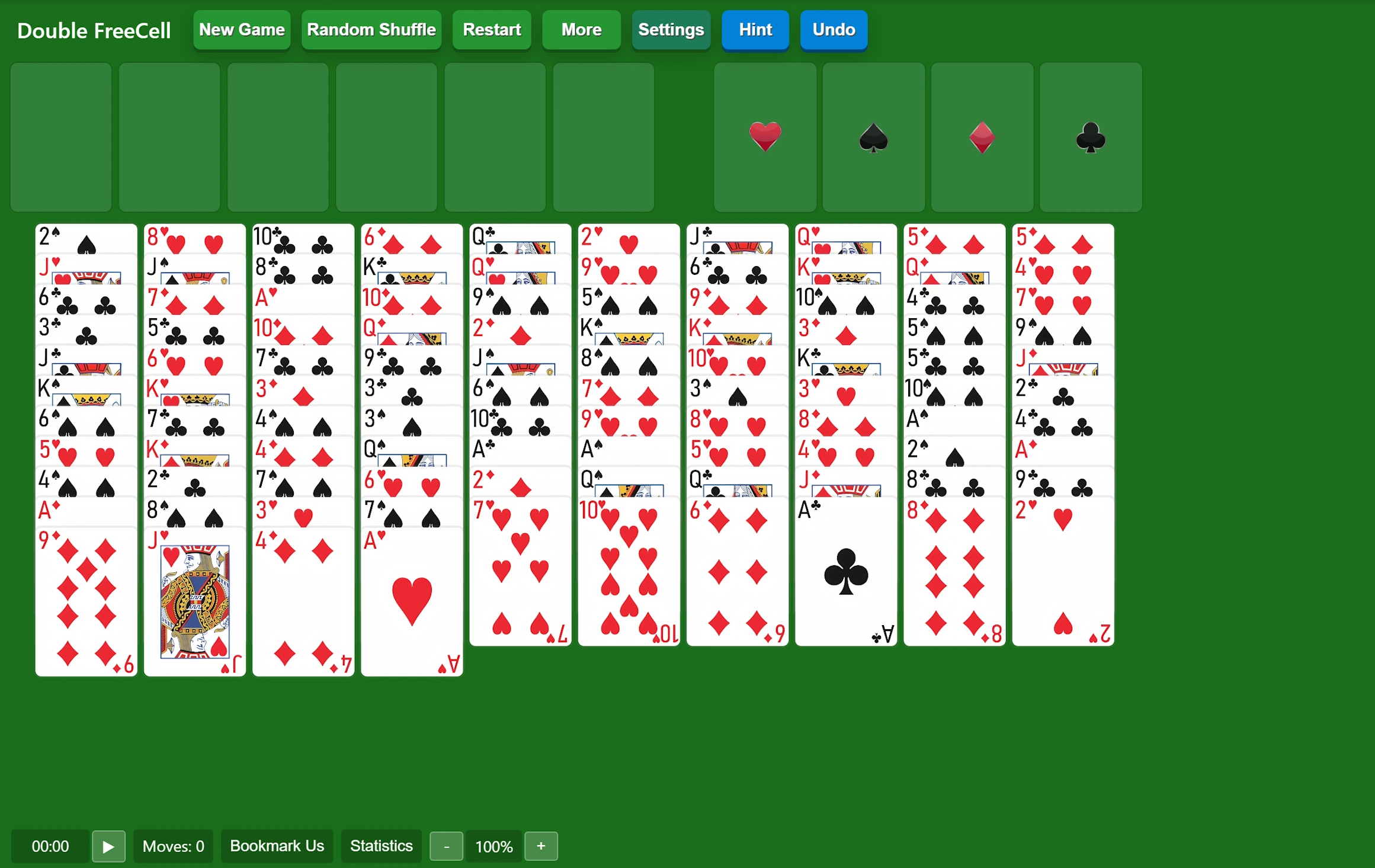 Start Double FreeCell