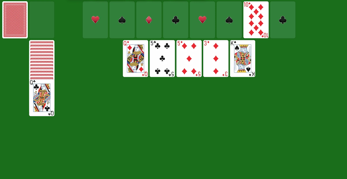 Play Double Canfield  Solitaire Game