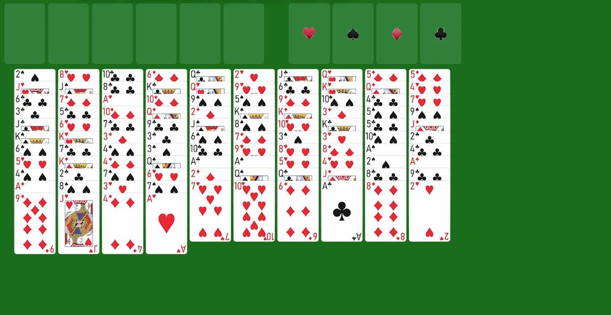 Play Double FreeCell Game