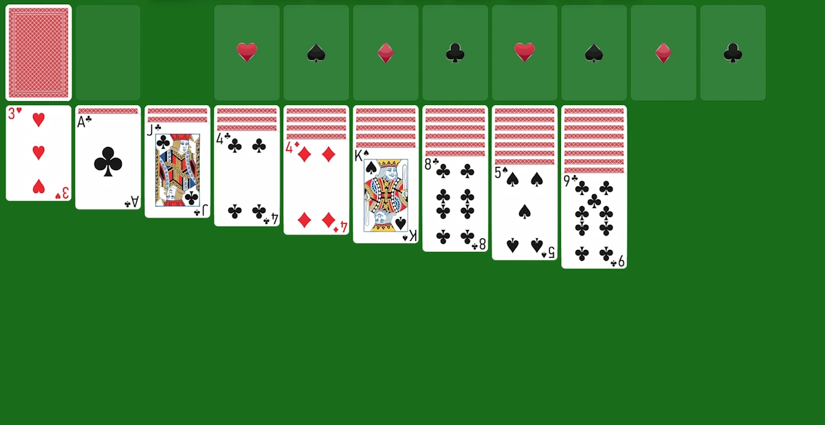 Play Double Klondike Solitaire Turn 3 Game