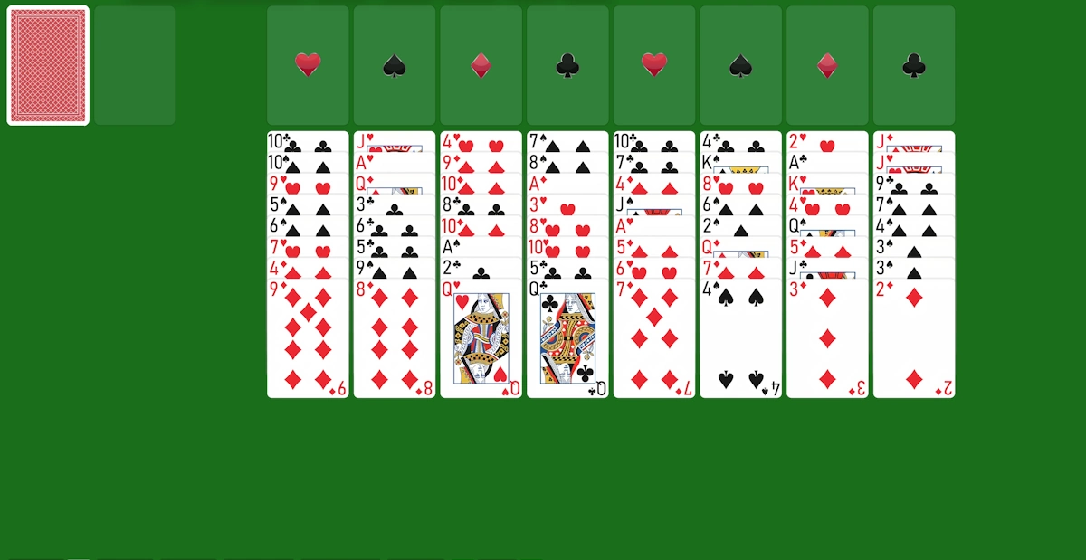 Play Eight By Eight Solitaire Game