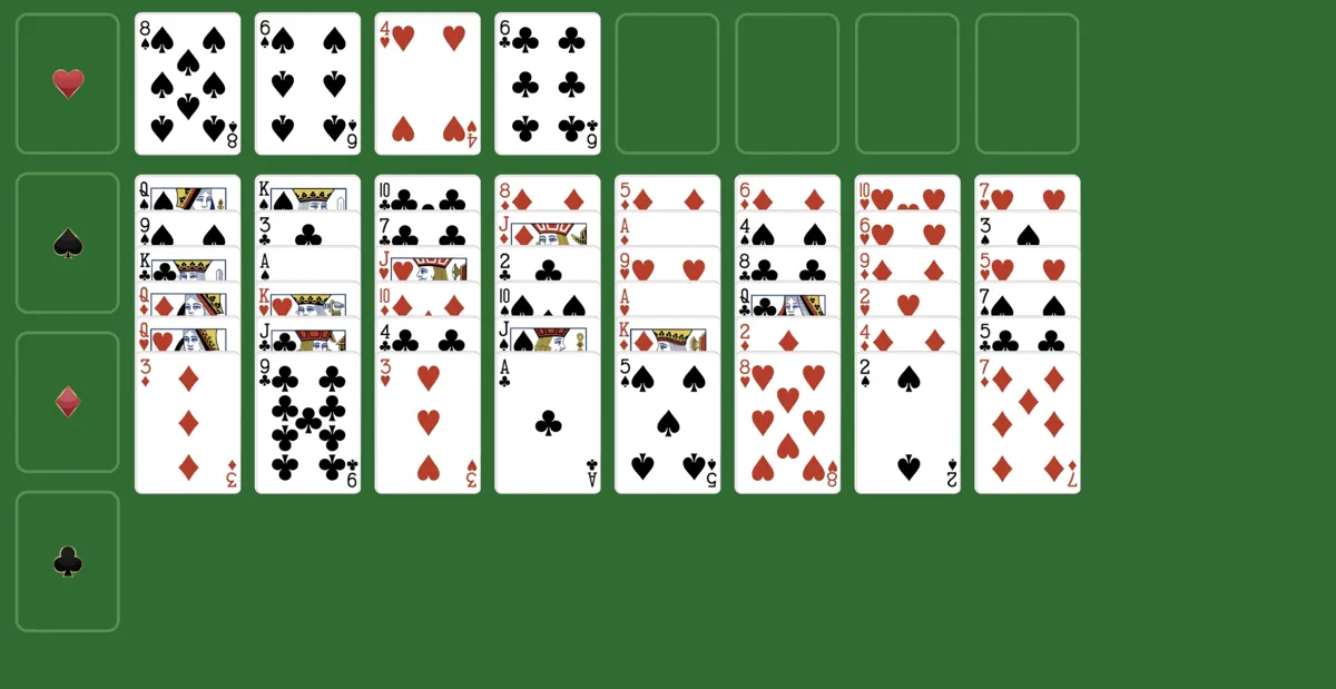 Play Eight Off Solitaire Free Online