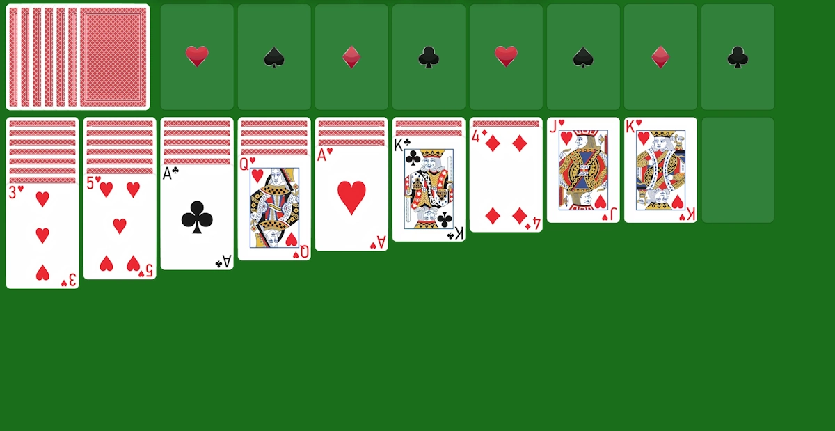 Play Rouge Et Noir Solitaire Game