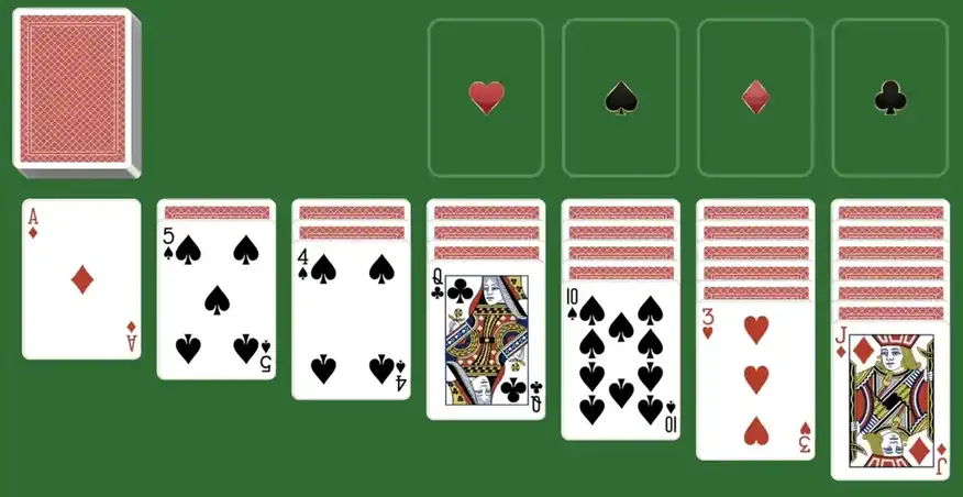 Start solitaire game